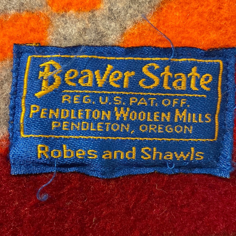 Beaver state Pendleton wool blanket - Picture 2 of 4